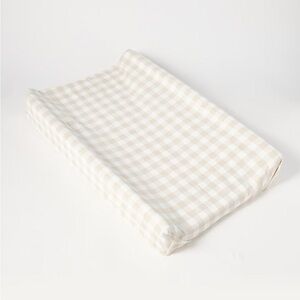 Baby Gingham Checkered Changing Pad Cover